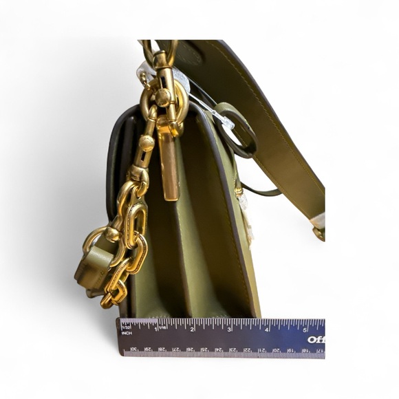 Coach BNWT TABBY Olive Green Leather Shoulder Bag - Picture 10 of 11